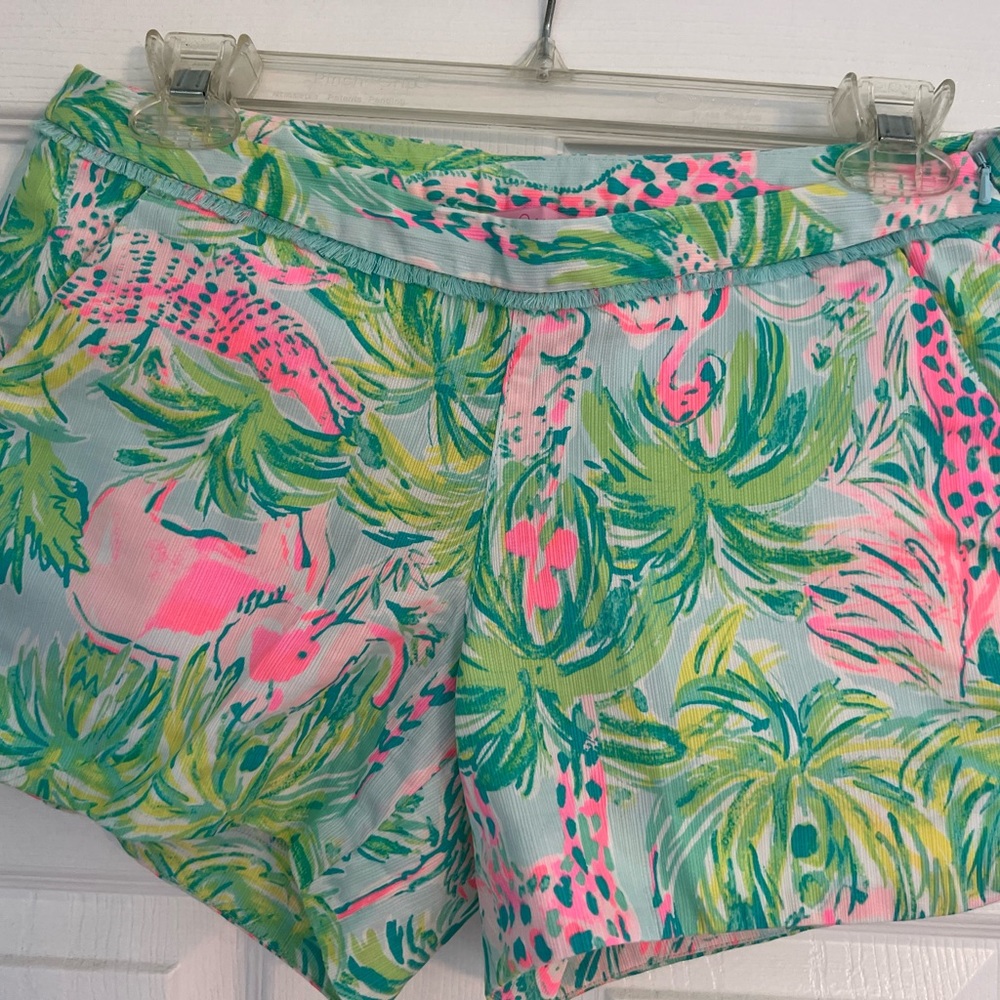 Lilly Pulitzer size 0 shorts elephants